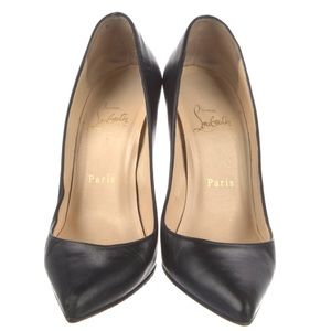 Christian Louboutin Black Leather Pigalle